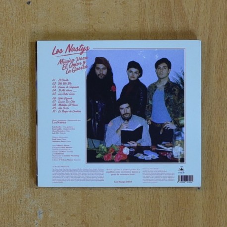 LOS NASTYS - MUSICA PARA EL AMOR Y LA GUERRA - CD