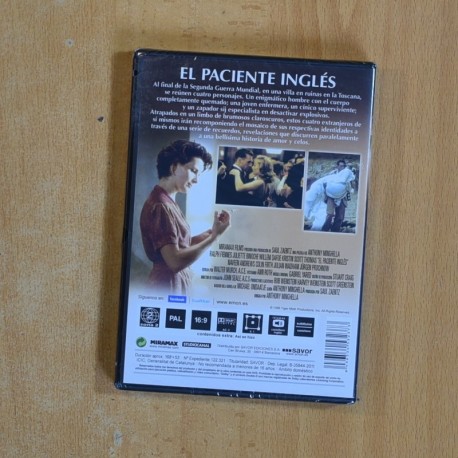 EL PACIENTE INGLES - DVD