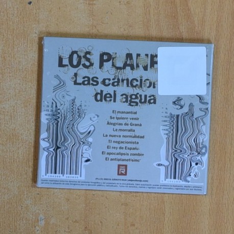 LOS PLANETAS - LAS CANCIONES DEL AGUA - CD