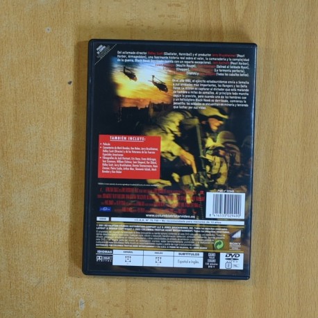 BLACK HAWK DERRIBADO - DVD
