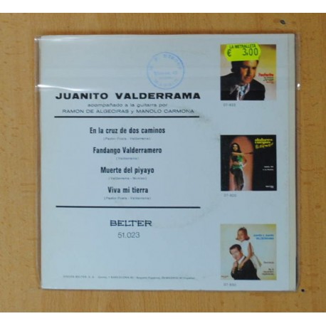 JUANITO VALDERRAMA - EN LA CRUZ DE DOS CAMINOS + 3 - EP