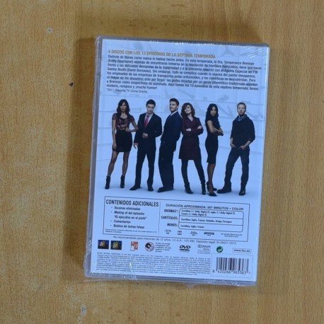 BONES - SEPTIMA TEMPORADA - DVD