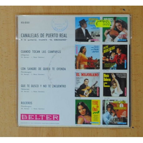 CANALEJAS DE PUERTO REAL - CUANDO TOCAN LAS CAMPANAS + 3 - EP