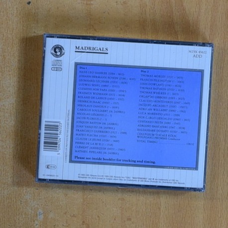 FROMME - MADRIGALS - CD