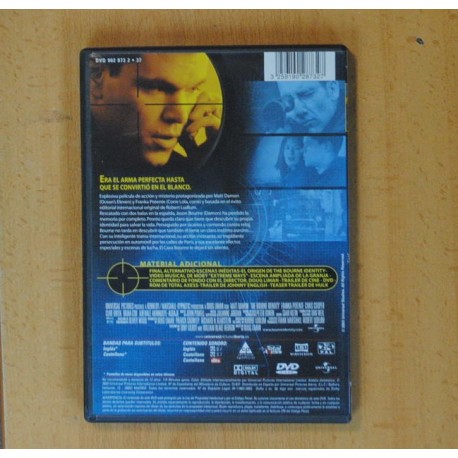 THE BOURNE IDENTITY / EL CASO BUURNE - DVD