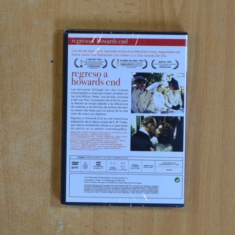 REGRESO A HOWARDS END - DVD