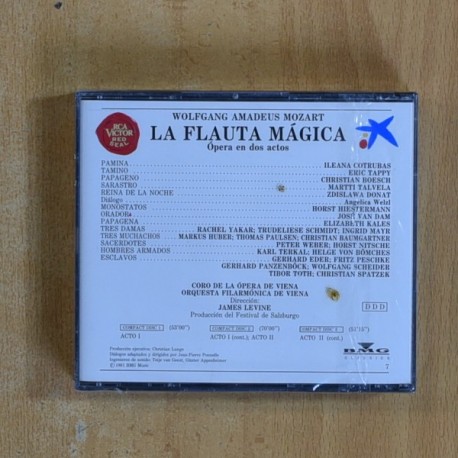 MOZART - LA FLAUTA MAGICA - CD