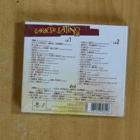 VARIOS - CARACTER LATINO 08 - CD