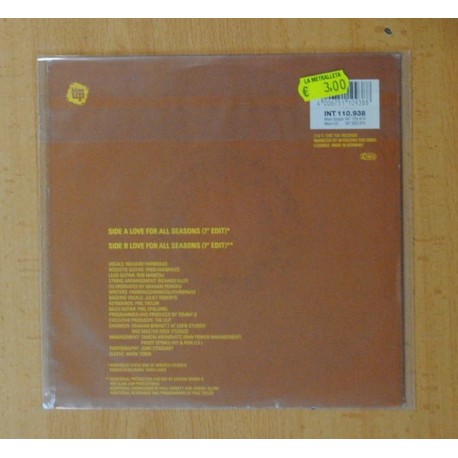 RIGHT SAID FRED - LOVE FOR ALL REASON - SINGLE