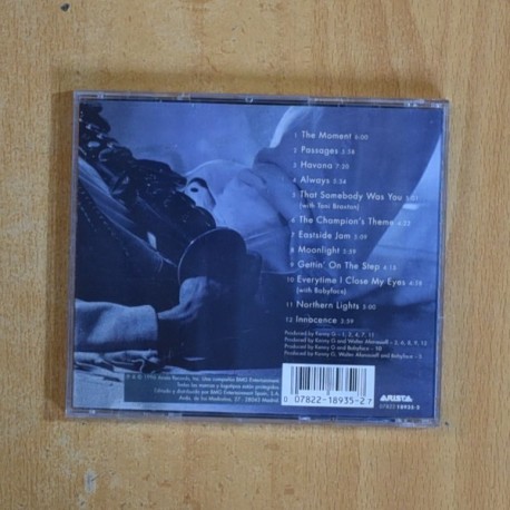 KENNY G - THE MOMENT - CD