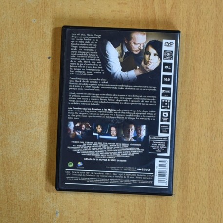 LOS HOMBRES QUE NO AMABAN A LAS MUJERES - DVD