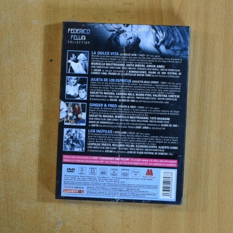 LA DOLCE VITA / JULIETA DE LOS ESPIRITUS / GINGER & FRED / LOS INUTILES - DVD