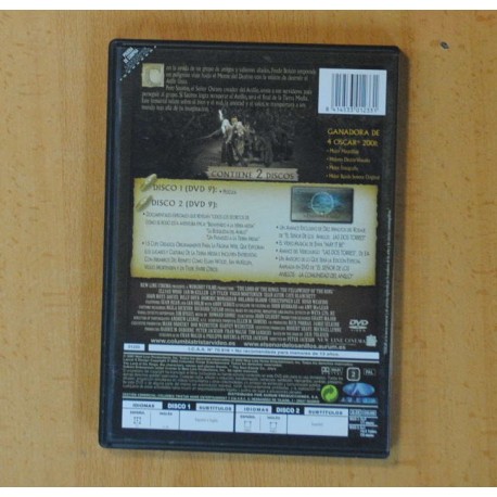 EL SEÑOR DE LOS ANILLOS LA COMUNIDAD DEL ANILLO - DVD