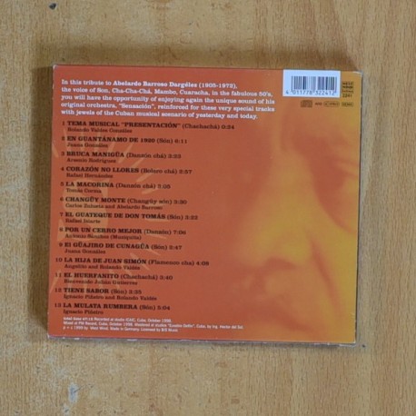 ORQUESTA SENSACION - TRIBUTE TO BARROCO - CD