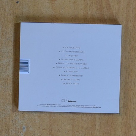 ODIO PARIS - CENIZAS Y FLORES - CD