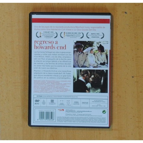 REGRESO A HOWARDS END - DVD