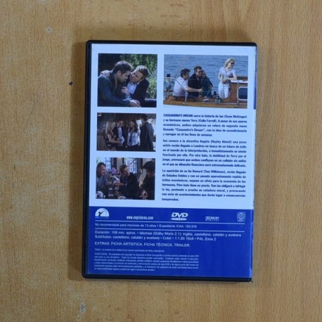 CASSANDRAS DREAM - DVD