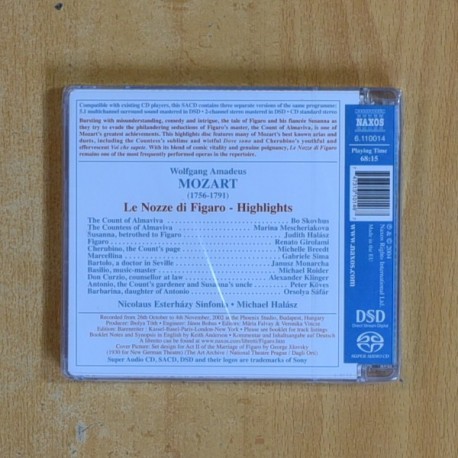 MOZART - LE NOZZE DI FIGARO - CD