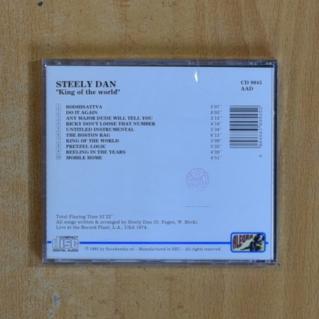 STEELY DAN - KING OF THE WORLD - CD