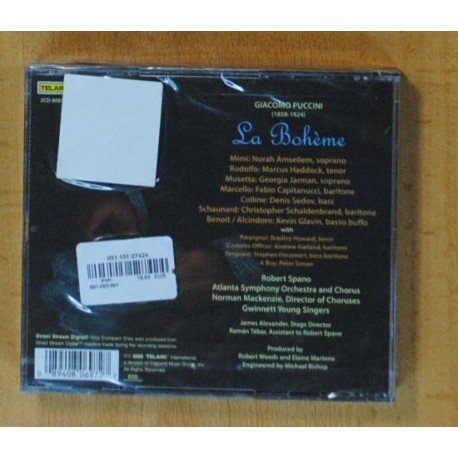 PUCCINI - LA BOHEME - CD