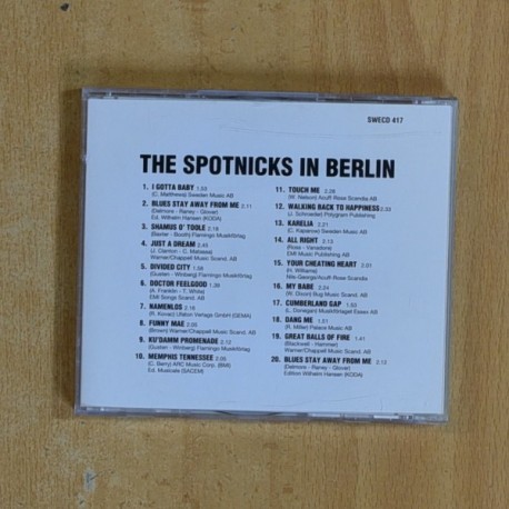 THE SPOTNICKS - IN BERLIN - CD