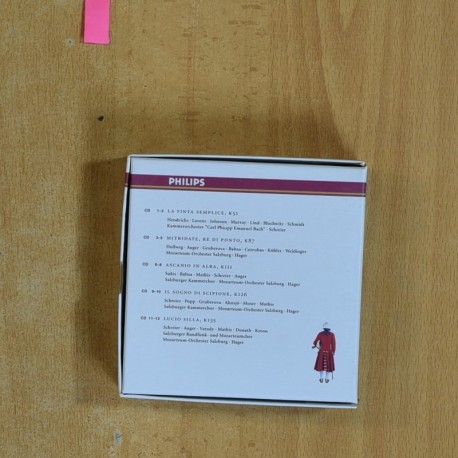 MOZART - EARLY ITALIAN OPERAS - BOX CD