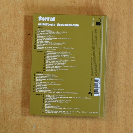 VARIOS - SERRAT ANTOLOGIA DESORDENADA - CD