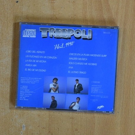 TREEPOLI - ABRIL 1990 - CD