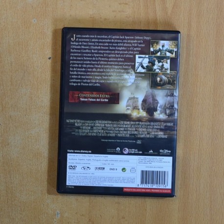 PIRATAS DEL CARIBE EN EL FIN DEL MUNDO - DVD