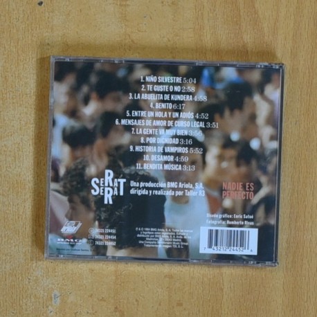 JOAN MANUEL SERRAT - NADIE ES PERFECTO - CD