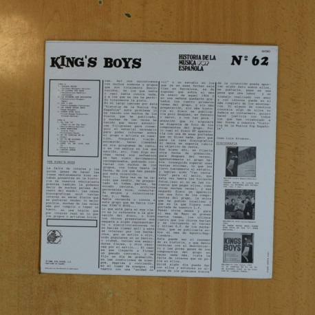 KINGS BOYS - DISCOGRAFIA COMPLETA - LP
