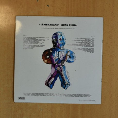 XOAN RUBIA - LEMBRANZAS - GATEFOLD LP