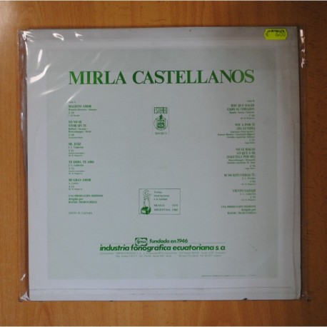 MIRLA CASTELLANOS - MIRLA CASTELLANOS - LP