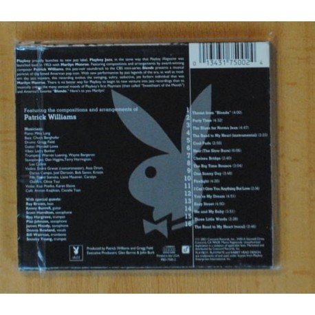 PATRICK WILLIAMS - BLONDE - CD