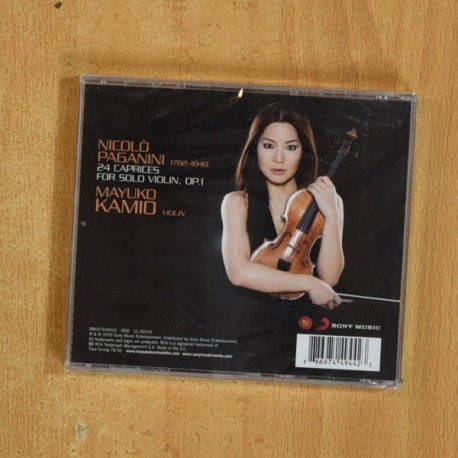 MAYUKO KAMIO - PAGANINI 24 CAPRICES - CD