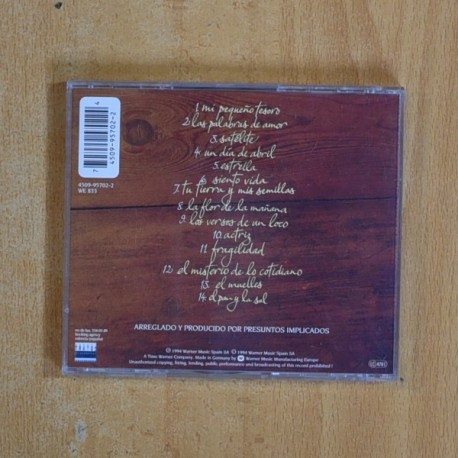 PRESUNTOS IMPLICADOS - EL PAN Y LA SAL - CD