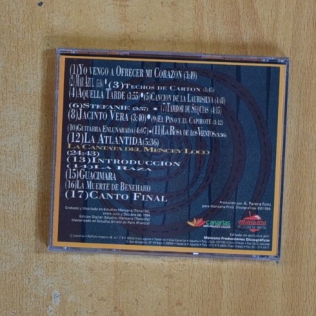 LOS SABANDEÑOS - ATLANTIDA - CD