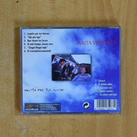 MAITA VENDE CA - LOQUITO POR TUS HUESOS - CD