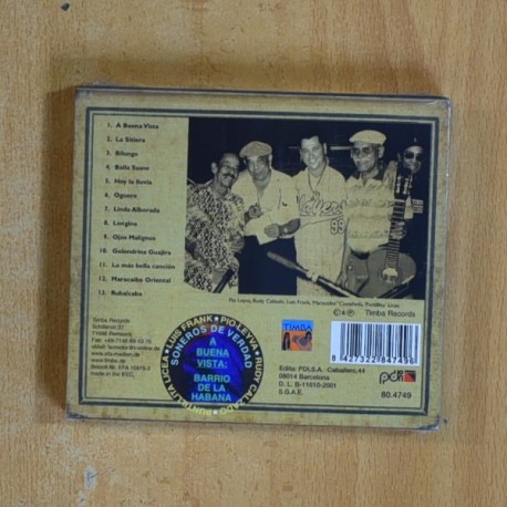 BUENA VISTA - BARRIO DE LA HABANA - CD