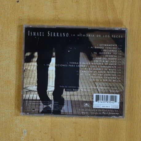 ISMAEL SERRANO - LA MEMORIA DE LOS PECES - CD