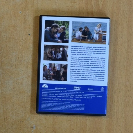 CASSANDRAS DREAM - DVD