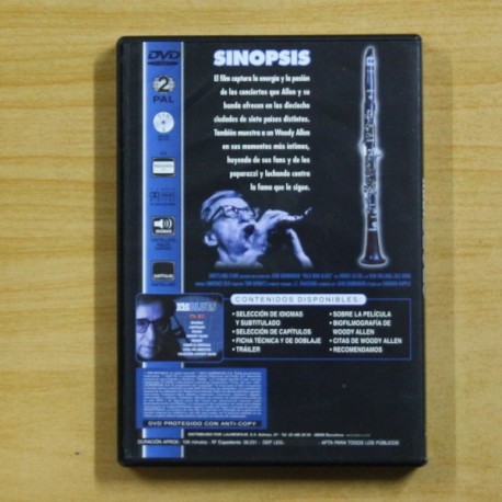 WOODY ALLEN WILD MAN BLUES - DVD