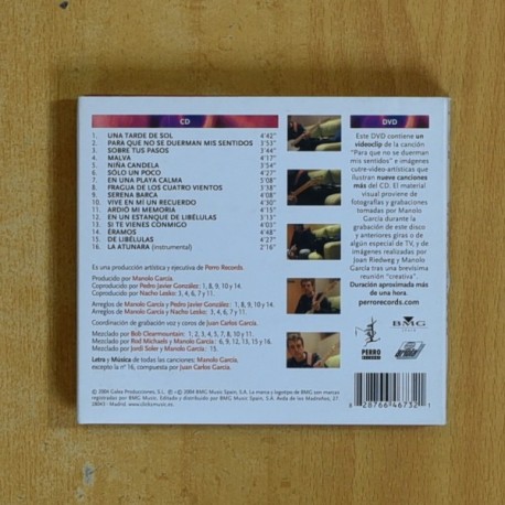 MANOLO GARCIA - PARA QUE NO SE DUERMAN MIS SENTIDOS - CD