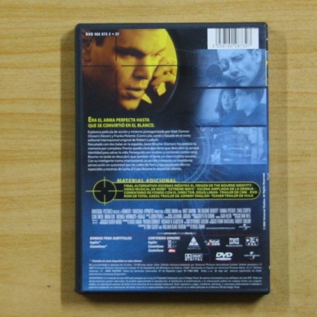 THE BOURNE IDENTITY EL CASO BOURNE - DVD