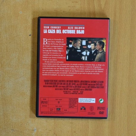 LA CAZA DEL OCTUBRE ROJO - DVD