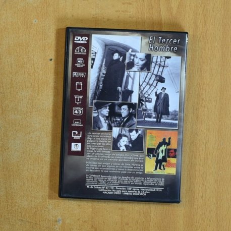 EL TERCER HOMBRE - DVD