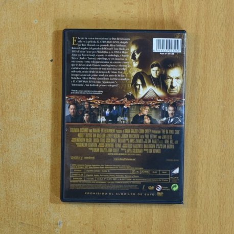 EL CODIGO DA VINCI - DVD