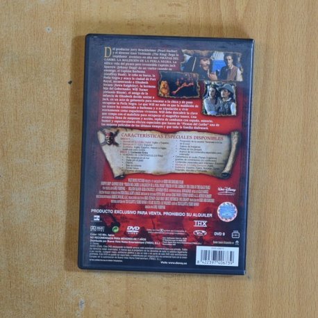 PIRATAS DEL CARIBE LA MALDICION DE LA PERLA NEGRA - DVD