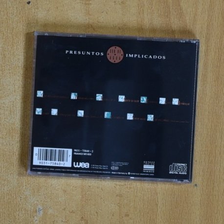 PRESUNTOS IMPLICADOS - SER DE AGUA - CD