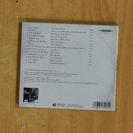 PAUL SAN MARTIN - PAULS MOOD - CD